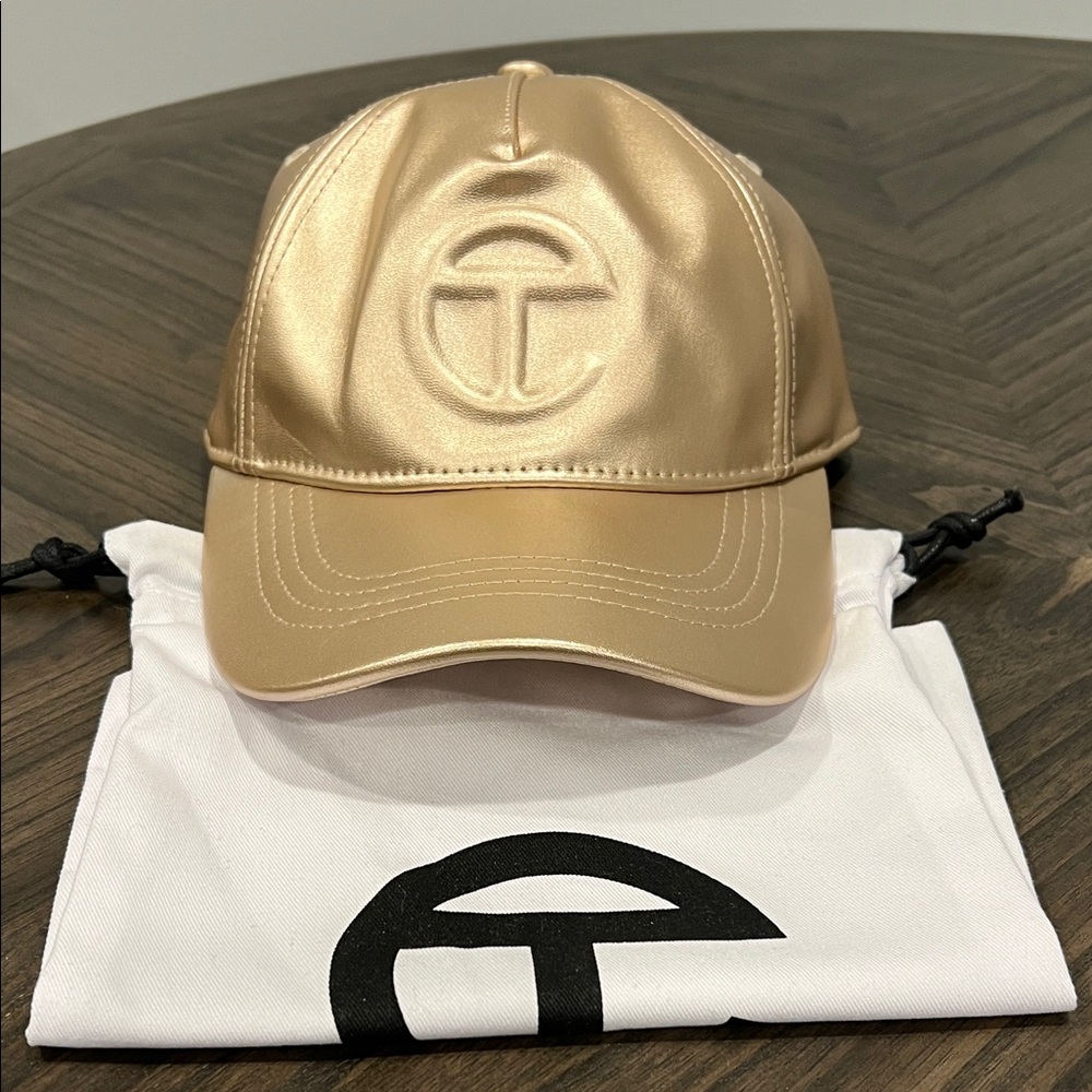 Telfar Metallic Gold Cap